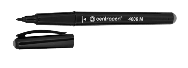 Маркер  CD-Pen 1мм чорний(10шт/уп) Centropen 4606 7512 