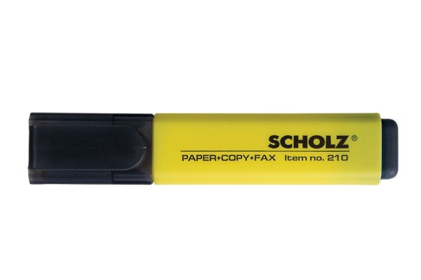 Текст-маркер SCHOLZ, жовтий, 210