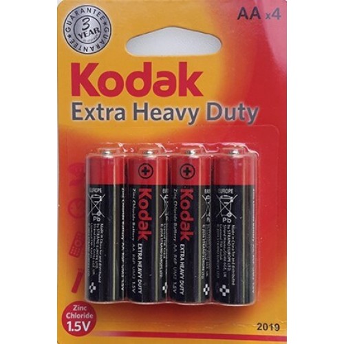Батарейка пальчикова R6 Kodak 1х4 blister (80) Alkaline, KAA-4 