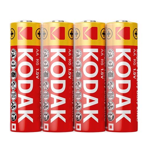 Батарейка пальчикова R6 Kodak 1х4, (4/60) AAHZ-S4 