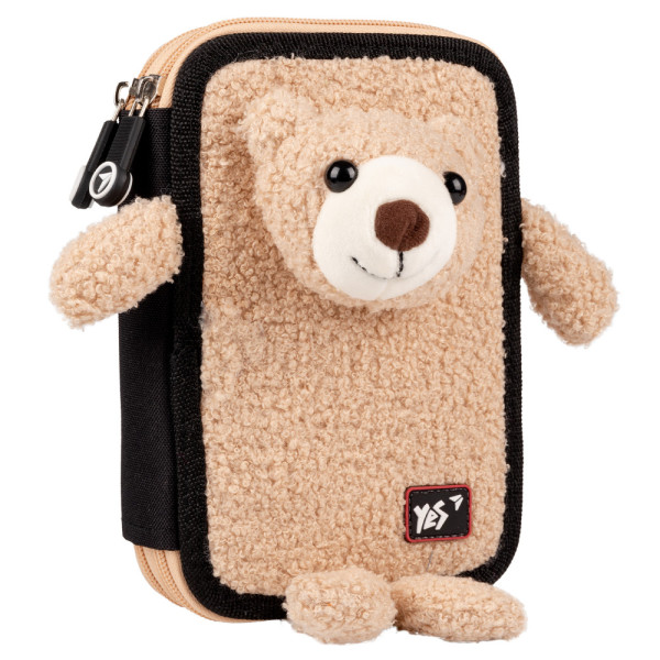 Пенал твердий YES подвійний 533553, Classic Bear HP-01 