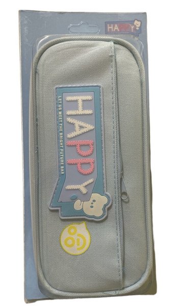 Пенал на 2 блискавки в ПВХ упаковці  H-6815 Happy 