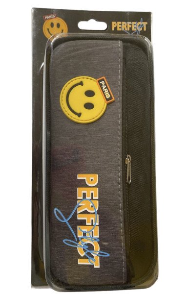 Пенал на 2 блискавки в ПВХ упаковці  H-7253 Perfect посмішка 
