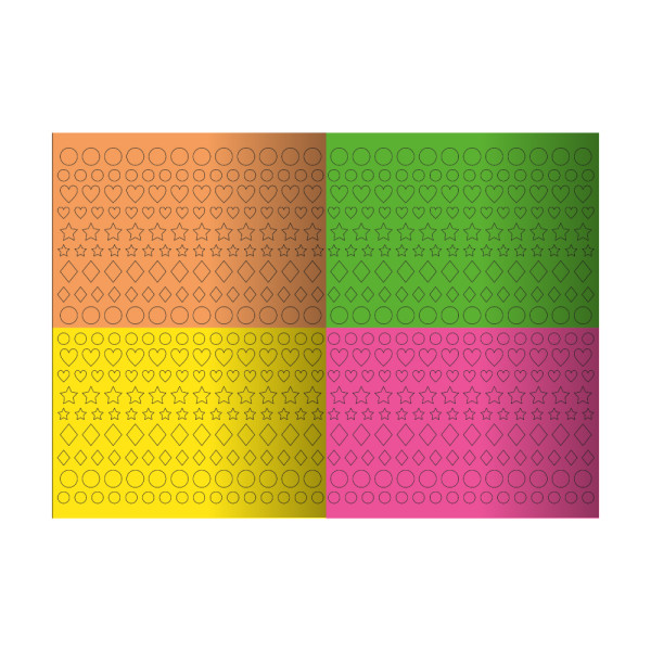 Книжка-розмальовка Neon Stickers book Потішне королівство Апельсин РМ-69- 04