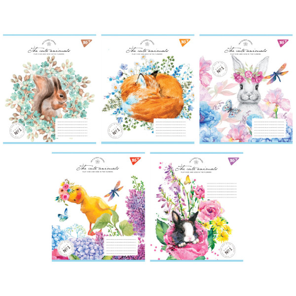 Зошит 12арк. лінія Yes 766952 You Sunny spring(25шт/500шт) 