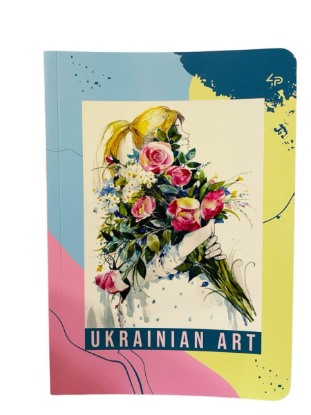 Блокнот 4Profi А5 Flower girls 40арк. клітин,мікс 905737/905744 