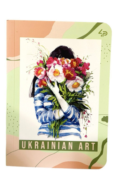 Блокнот 4Profi А6 Flower girls 40арк. клітин,мікс 905850/905867 