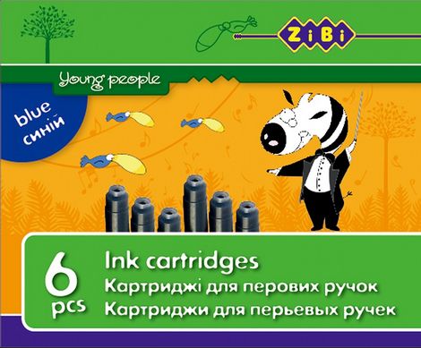 Капсули з чорнилами 6шт. фіолетовий колір ZB.2272-05 