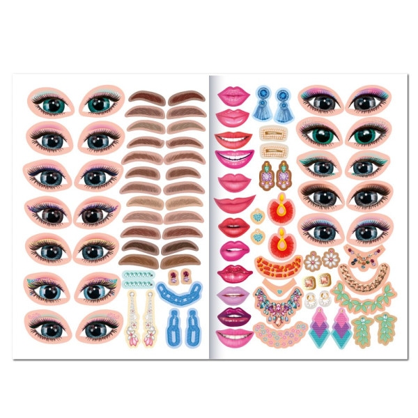 "Студія краси" книга з наліпками "Makeup & Accessories" 