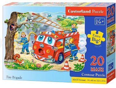 Пазли 20 елементів Maxi Castorland Fire Brigade C-02146 