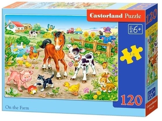 Пазли 120 елементів Castorland On the Farm B-13197