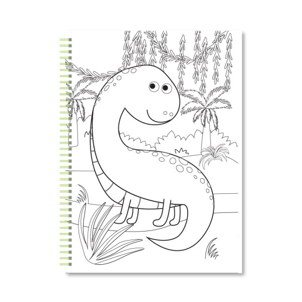 Набір для творчості Coloring Fun Апельсин НТ-39 з олівцями на пружині  Мікс (8шт/уп) 