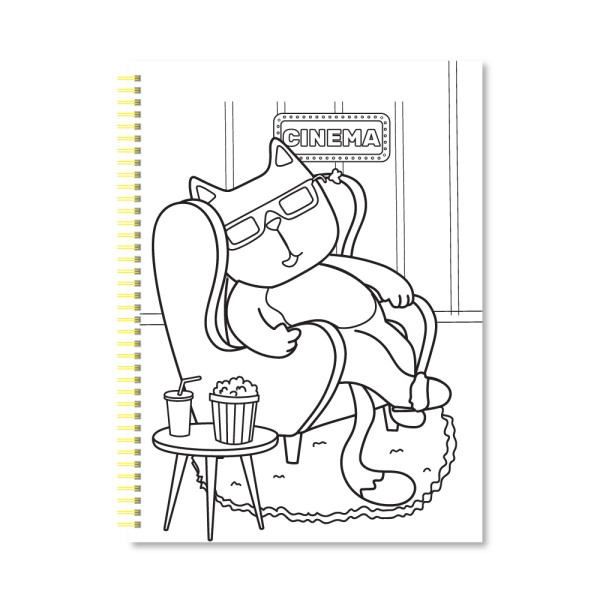 Набір для творчості Coloring Fun Апельсин НТ-39-03 з оівцями на пружині Вухо-лапо-хвостики(8шт/уп) 