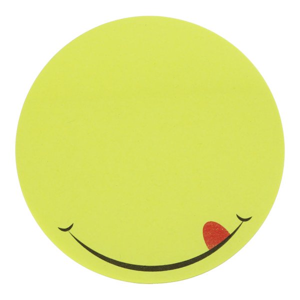 Блок для нотаток Buromax 2318-22  50арк.70*70 з клейким шаром Smile пісочний 