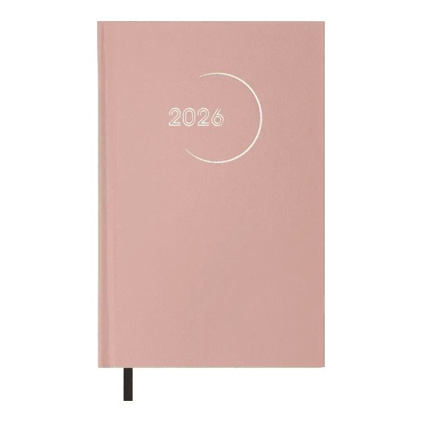 Щоденник датований 2026 Madam Вuromax 21170-43 А5 320стор. світло-рожевий бумвініл 