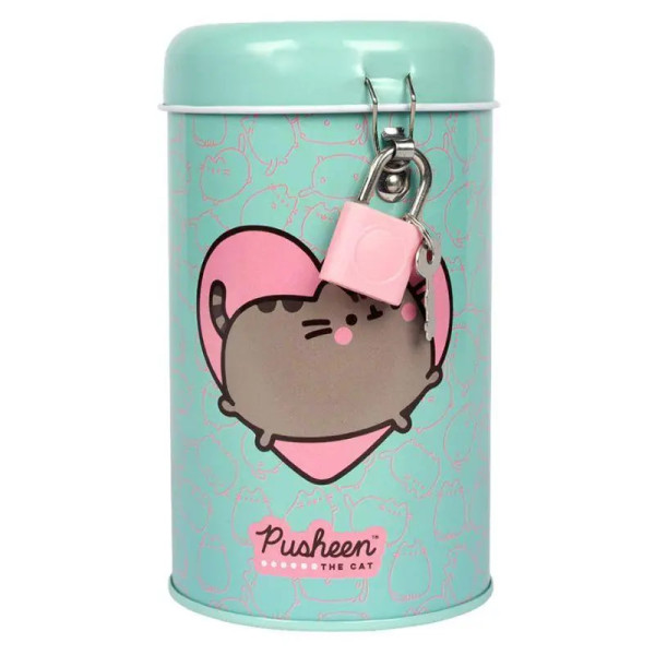 Скарбничка YES 708579  кругла металева Pusheen 13*7.6см. 