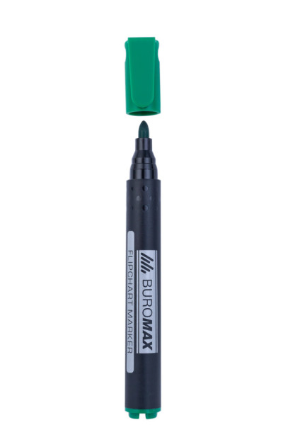 Маркер Buromax 8810-02 для фліпчартів зелений 
