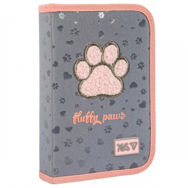 Пенал твердий YES одинарний без клапана, 533866,Cute Paws, HP-02 