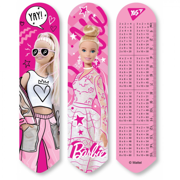 Закладка для книг YES 2D Barbie, 707715/ 707354 (10шт/уп) 