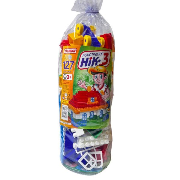 Конструктор  Нік-3 0903, 127 деталей 