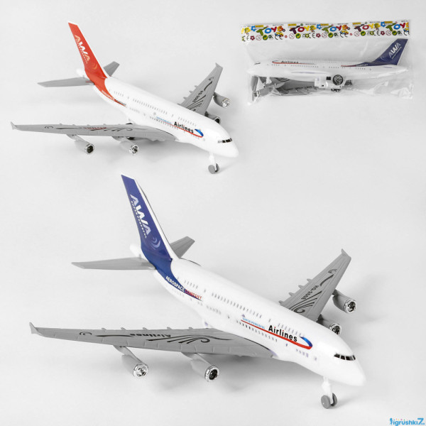 Літак інерційний в пакеті 380-300 30см 