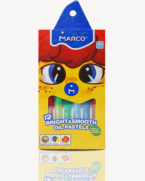 Пастель масляна Марко Colorite 1100OP-12, 12кольор. 